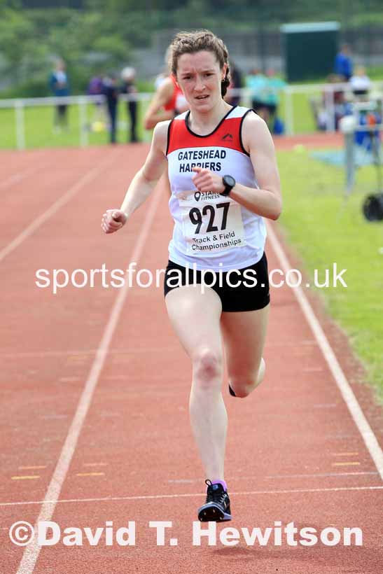 Senior Womens 1500 metres, 2023 North Eastern Track and Field Champs., Middlesbrough Sports Village, Middlesbrough. Photo: David T. Hewitson/Sports for All Pics